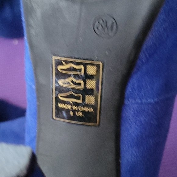 Blue Knee high boots - Picture 2 of 2